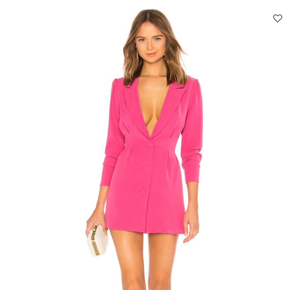 Lovers and Friends Revolve Pink Blazer Dress